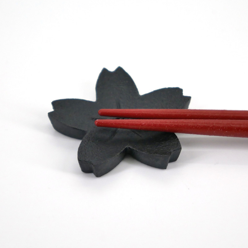  japanese cast iron chopsticks rest cherry blossom SAKURA