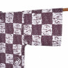 Yukata prestigio de algodón japonés para hombre, NEMAKI, púrpura