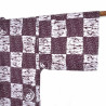 Yukata prestigio de algodón japonés para hombre, NEMAKI, púrpura