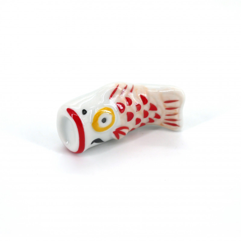 repose baguettes japonais en céramique poisson carpe, KOI, couleur au choix