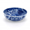 bol évasé bleu japonais en céramique, KOI, carpe