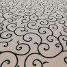 tissu bleu japonais en coton motifs spirales fabriqué au Japon largeur 110 cm x 1m