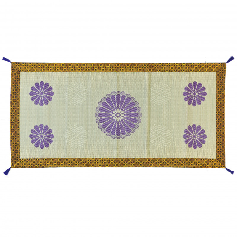 alfombra hecha de paja de arroz, KIKKO, meditación 88x180cm