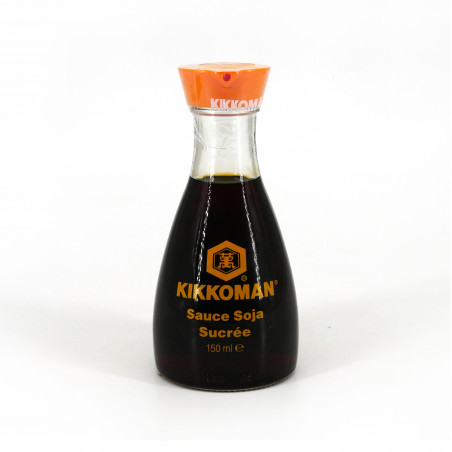 Sweet soy sauce in an anti-drip carafe, KIKKOMAN DISPENSER