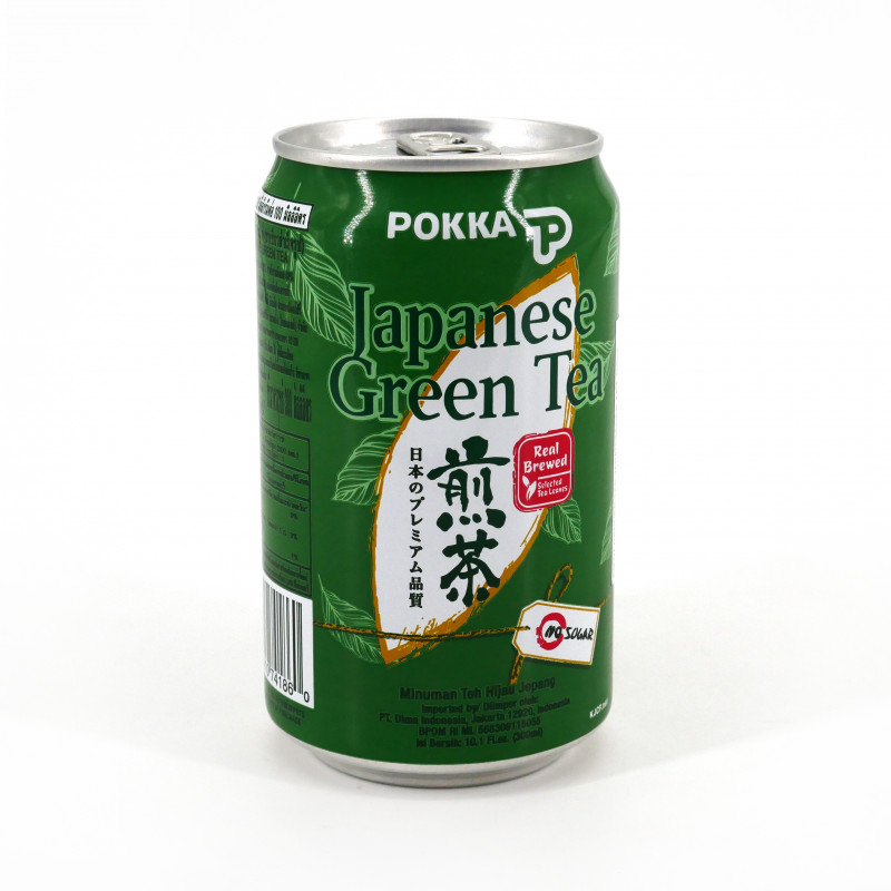 Japanese green tea in can POKKA GREEN TEA 300ML