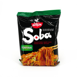 Bolsita de fideos Yakisoba salteados, sabor Teriyaki, NISSIN