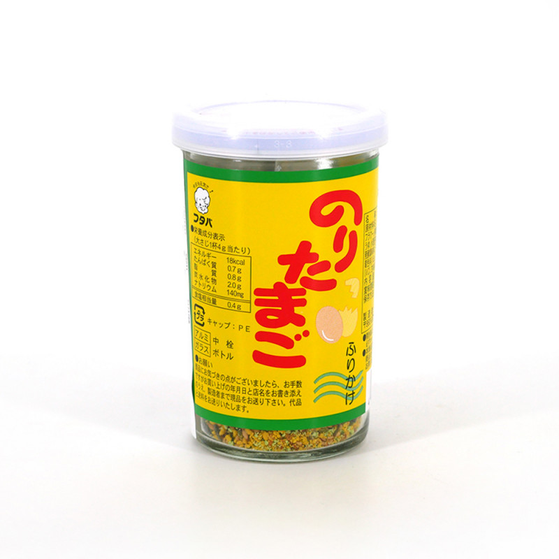 Condimento para arroz con sabor a huevo y algas japonesas - FUTABA NORITAMAGO FURIKAKE, hecho en Japón