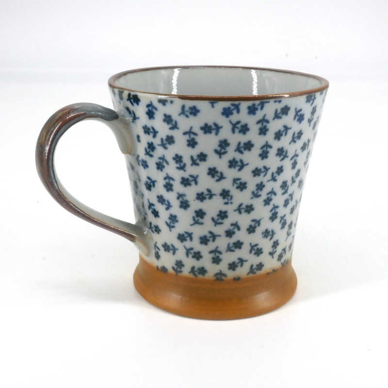 Blue Japanese mug HANA