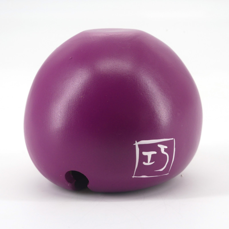 Plaster Daruma with bell, SENBE, purple