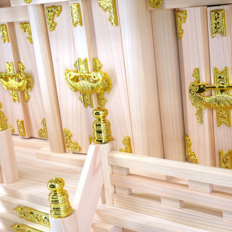 Shintô shrine miniature wooden Kamidana