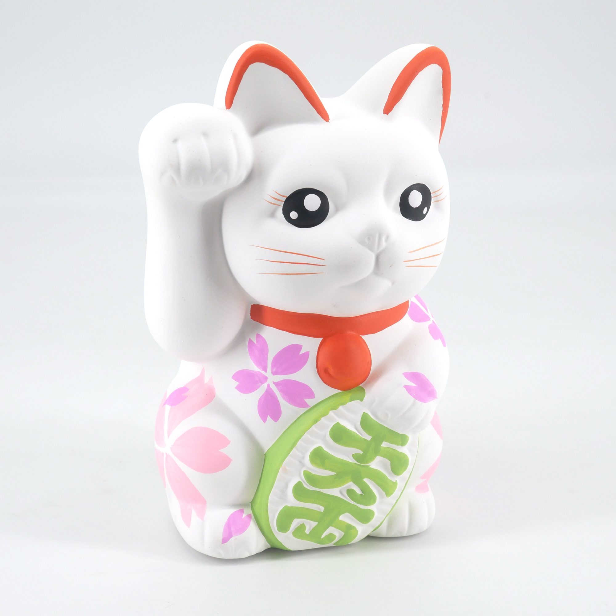Maneki Neko chat porte bonheur japonais Blanc' Mug