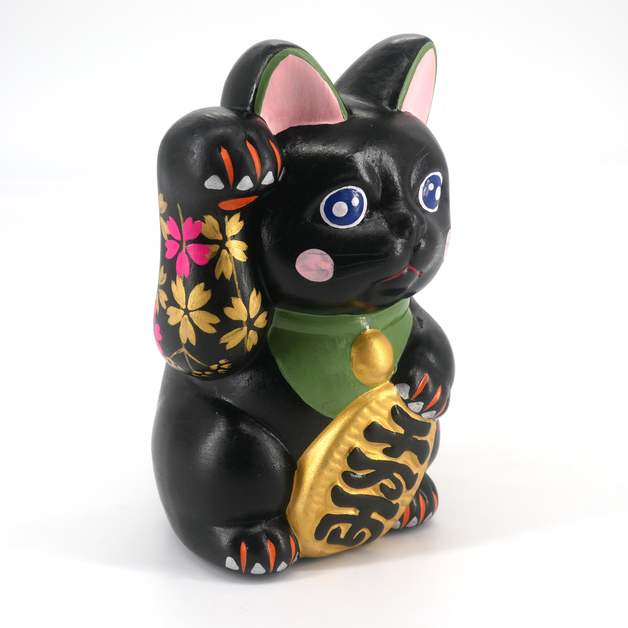 black maneki neko