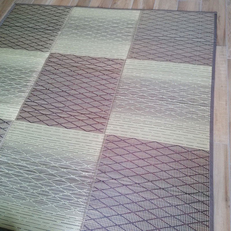 alfombra japonesa tradicional en paja de arroz, KASSHOKU