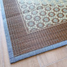 alfombra japonesa tradicional en paja de arroz, KUMIKO, asanoha