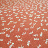 Japanese red cotton fabric with dragonfly motif, TOMBO, made in Japan width 112 cm x 1m