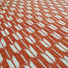 Japanese red cotton fabric with arrow motif, YAGASURI, made in Japan width 112 cm x 1m