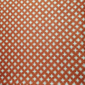 Tejido de algodón rojo japonés con motivo de pozo, IGETA, hecho en Japón ancho 112 cm x 1m