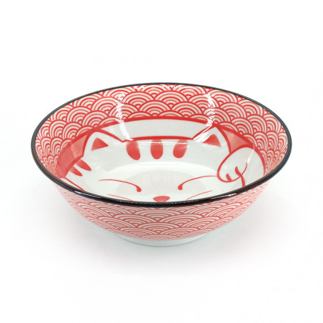 Cuenco japonés de ramen de cerámica, turquesa - TAKOIZU