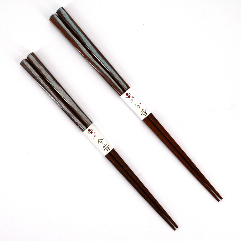 Pair of Japanese chopsticks in natural wood - WAKASA NURI KAORI