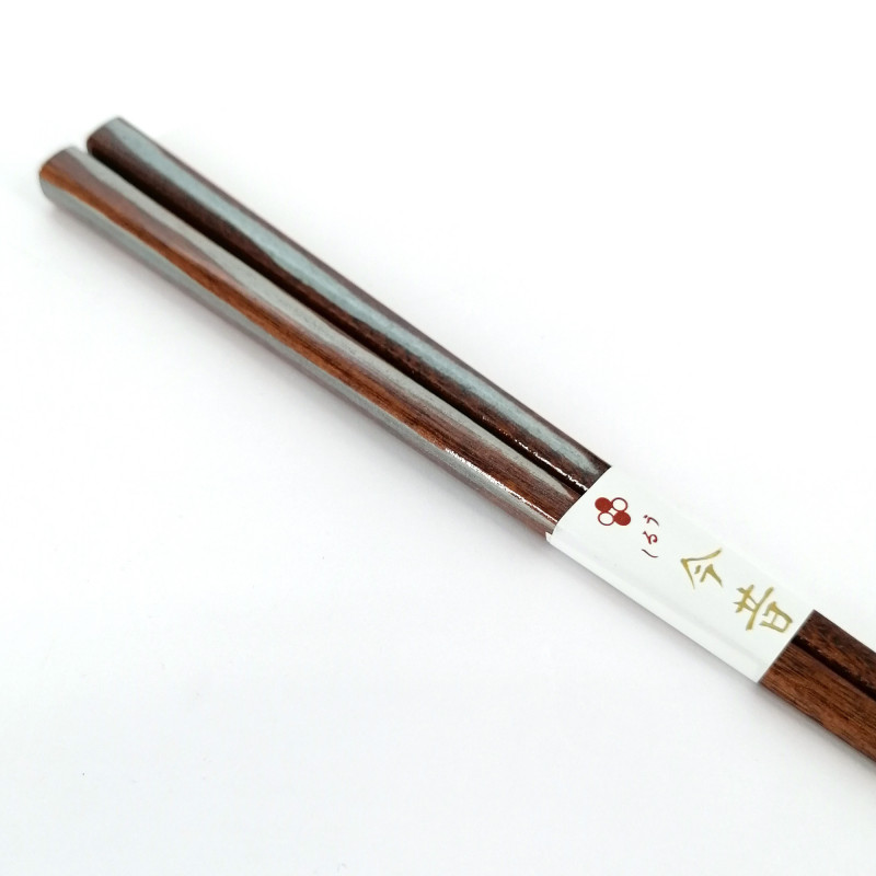 Par de palillos japoneses en madera natural - WAKASA NURI KAORI