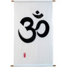 Hand painted cotton tapestry, OM