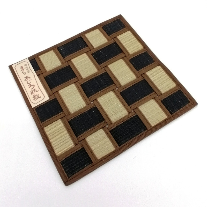 Quadratischer Tatami Untersetzer / Teekanne 22 x 22 cm, BAIKARA