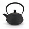Japanese cast iron teapot from Japan, OIHARU HOJYUARARE 0,5lt, black