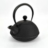Japanese cast iron teapot from Japan, OIHARU HOJYUARARE 0,5lt, black