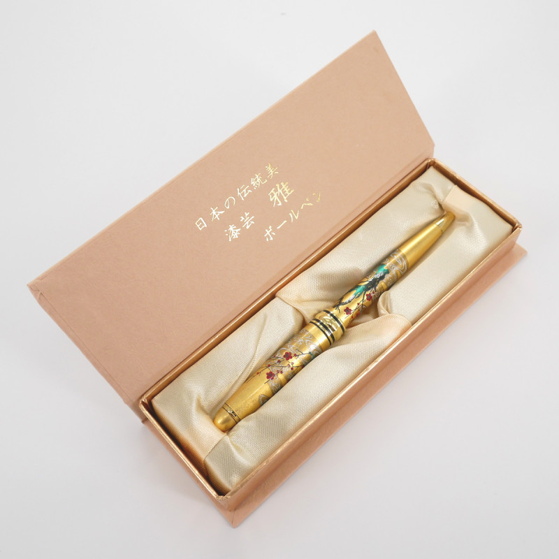 goldene Kugelschreiberbox, KORINBAI , Pflaumenblüten