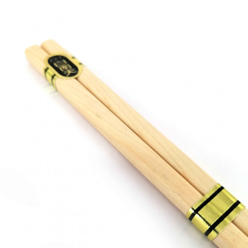Par de palillos japoneses de madera - KURIAUDDO