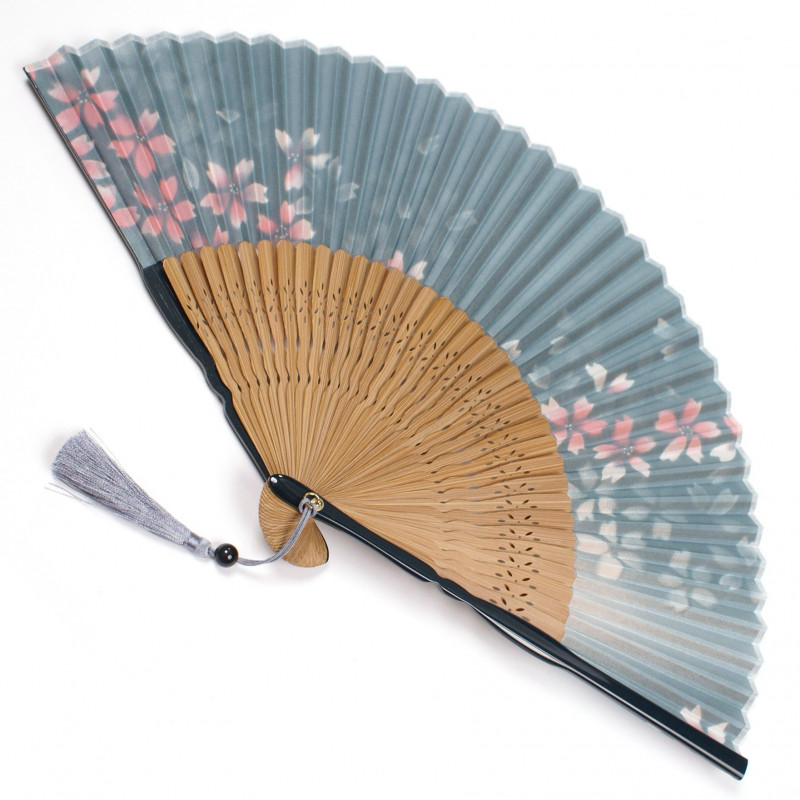 japanese fan bamboo & silk SAKURA