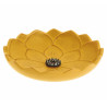 Quemador de incienso japonés de hierro fundido amarillo, IWACHU LOTUS, flor de loto