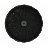 Quemador de incienso japonés de hierro fundido negro, IWACHU LOTUS, flor de loto