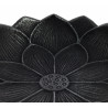 Japanischer Weihrauchbrenner aus schwarzem Gusseisen, IWACHU LOTUS, Lotusblume