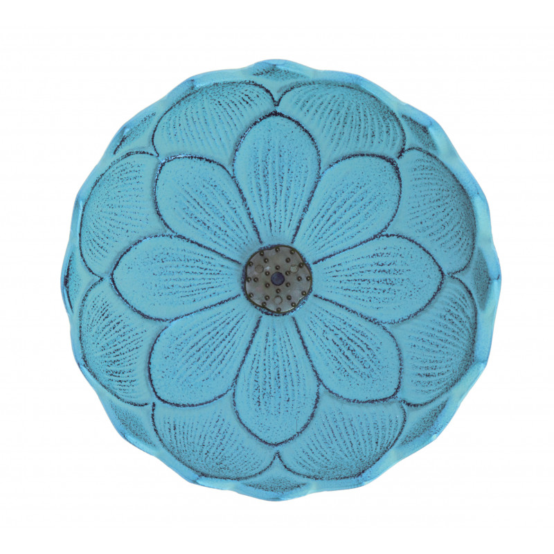 Japanischer Weihrauchbrenner aus blauem Gusseisen, IWACHU LOTUS, Lotusblume