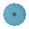 Bruciaincenso giapponese in ghisa blu, IWACHU LOTUS, fiore di loto