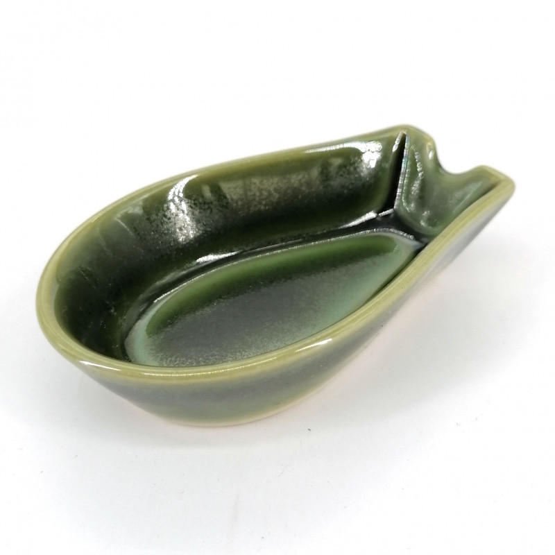 Keramiklöffelablage, grün - ORIBEGURIN