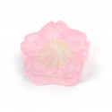 repose-baguettes japonais en forme de fleur rose en verre SAKURA HASHIOKI