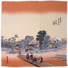 japanese furoshiki summer land Kawasaki-juku Hiroshige