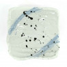 Petite coupelle japonaise en céramique, blanc, éclaboussures de peinture, TASUKU