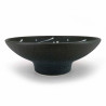 Japanese bowl in raw ceramic, blue gray, KIMO I