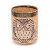 tasse japonaise à thé en céramique MYA39335 hibou