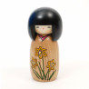 Japanese kokeshi doll stories of narcissus flowers, HANA MONOGATARI SUISEN