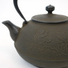 Japanese cast iron kettle, BOTAN, 1.6 L, sabi