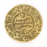 Sottopentola giapponese in ghisa nera e oro, RYU, drago, 14cm