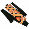 Cinturón obi vintage de seda japonesa, KAMON 4