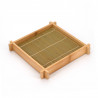 Plat à nouilles carré en bambou, SHIRATAKE, 21.5 cm