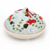 Japanese mosquito repellent holder with goldfish pattern, KINGYO, 10.5 cm