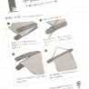Tringle en bois pour furoshiki et tissu, RODDO, 43 cm
