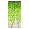 Japanese noren curtain in polyester ivy foliage 85 x 170cm, TSUTANOHA